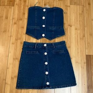 JOLIE & JOY corset & skirt NWT